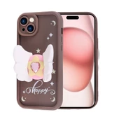 Apple iPhone 15 Kılıf Kamera Korumalı Figür Tasarımlı Zore Kapya Kapak thumbnail 7