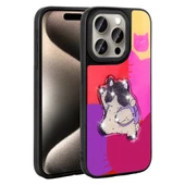 Apple iPhone 15 Pro Max Kılıf Parlayan Kabartmalı İkonik Figürlü Zore Amas Silikon Kapak thumbnail 4