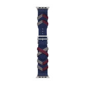 Apple Watch 1 2 3 4 5 6 7 8 9 Se Ultra 49/45/44/42 mm KRD-97 Sarmal Örgü Tasarımlı Kordon - 11