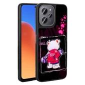 Xiaomi Redmi 12 4G Kılıf Parlayan Kabartmalı İkonik Figürlü Zore Amas Silikon Kapak - 5