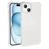 Apple iPhone 15 Plus Magsafe Şarj Özellikli Airbagli Mat Görünümlü Zore Hepi Kapak thumbnail 9