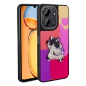 Xiaomi Poco C65 Kılıf Parlayan Kabartmalı İkonik Figürlü Zore Amas Silikon Kapak - 3
