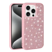 Apple iPhone 15 Pro Kılıf Parlak Taşlı Tasarım Zore Pırlanta Kapak thumbnail 6