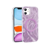 Apple iPhone 11 Kılıf Magsafe Şarj Özellikli Fırça Boya Desenli Zore Palet Kapak thumbnail 6