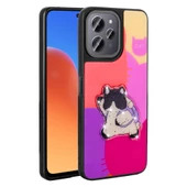 Xiaomi Redmi 12 4G Kılıf Parlayan Kabartmalı İkonik Figürlü Zore Amas Silikon Kapak - 1