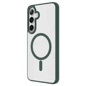 Galaxy S24 Kılıf Magsafe Şarj Özellikli Zore Krom Magsafe Silikon Kapak thumbnail 6