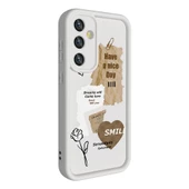 Galaxy A35 Kılıf Kamera Korumalı Baskılı Arka Yüzey Zore Klas Kapak - 4