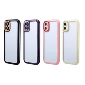 Galaxy A05 Kılıf Kamera Korumalı Renkli Kenar ve Çerçeve Tasarımlı Zore Vitamin Kapak - 6