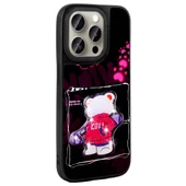 Apple iPhone 15 Pro Kılıf Parlayan Kabartmalı İkonik Figürlü Zore Amas Silikon Kapak - 9