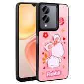 Vivo Y36 5G Kılıf Parlayan Kabartmalı İkonik Figürlü Zore Amas Silikon Kapak - 4