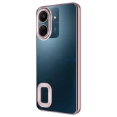 Xiaomi Poco C65 Kılıf Kamera Korumalı Logo Gösteren Zore Omega Kapak - 12