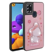 Galaxy A21S Kılıf Parlayan Kabartmalı İkonik Figürlü Zore Amas Silikon Kapak - 5