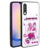 Galaxy A50 Kılıf Parlayan Kabartmalı İkonik Figürlü Zore Amas Silikon Kapak - 5