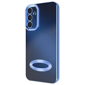 Galaxy A15 Kılıf Kamera Korumalı Logo Gösteren Zore Omega Kapak - 11
