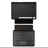 Galaxy Tab S7 Plus T970 Zore Border Keyboard Bluetooh Bağlantılı Standlı Klavyeli Tablet Kılıfı - 1