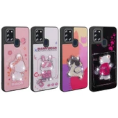 Galaxy A21S Kılıf Parlayan Kabartmalı İkonik Figürlü Zore Amas Silikon Kapak - 6