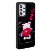 Galaxy A32 4G Kılıf Parlayan Kabartmalı İkonik Figürlü Zore Amas Silikon Kapak - 6