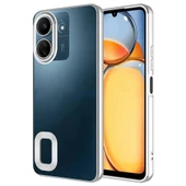 Xiaomi Poco C65 Kılıf Kamera Korumalı Logo Gösteren Zore Omega Kapak - 7