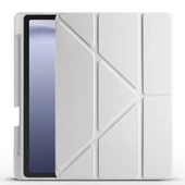 Galaxy Tab A9 Plus Kılıf Zore Tri Folding Kalem Bölmeli Standlı Kılıf thumbnail 1
