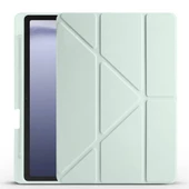 Galaxy Tab A9 Plus Kılıf Zore Tri Folding Kalem Bölmeli Standlı Kılıf thumbnail 4