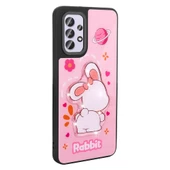 Galaxy A32 4G Kılıf Parlayan Kabartmalı İkonik Figürlü Zore Amas Silikon Kapak - 7