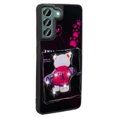 Galaxy S22 Kılıf Parlayan Kabartmalı İkonik Figürlü Zore Amas Silikon Kapak thumbnail 8