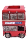 Dekoratif Metal Londra Şehir Otobüsü Kalemlik 20 cm thumbnail 8