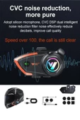 2X Kask Intercom Kulaklık Y80 2X Su Geçirmez 500 Mt Bluetooth Motosiklet Intercom Kulaklık thumbnail 6