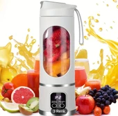 Mini Juıcer, 8 Bıçaklı, USB Şarj Edilebilir Taşınabilir meyve Sıkacagı, Mini Blender, - 2