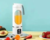Mini Juıcer, 8 Bıçaklı, USB Şarj Edilebilir Taşınabilir meyve Sıkacagı, Mini Blender, - 6