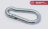 Yaylı Karabina, Çengel, Kanca 8mm - 25 Adet - 1
