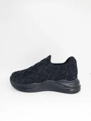 Kadın Siyah Taşlı Özel Sneaker Ayakkabı - 2
