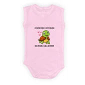 Cimcime Diyince Hemen geldimm Baskılı Bebek Body Zıbın Çıtçıtlı Badi thumbnail 19