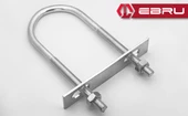 U Civata, Karşılık Demiri + Somunlu - M8x50 - 20 Set - 1