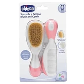 Chicco Fırça ve Tarak Seti 0 Ay+ Pembe - 2