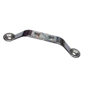 Dekoratif Zamak Kulp Dıştan - 64mm, Nikel, 100 Adet - 1