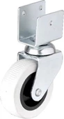 Hts 324 - 50x20 mm Gri Kısa U Tablalı Teker 4 Adet - 1
