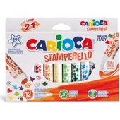Carioca Stamperello Yıkanabilir Keçeli Boya Kalemi 12'Li - 1