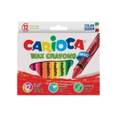 Carioca Wax Maxi Yıkanabilir Pastel Boya Kalemi 12'Li - 1