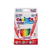 Carioca Birello Süper Yıkanabilir Çift Taraflı Keçeli Boya Kalemi 12'Li - 1