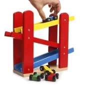 PlayWood Ahşap Otopark 5 Araba İlaveli 382 - 3