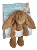 BabyJem Uyku Arkadaşım Oturabilen Tavşan 30 Cm 730 Açık Kahve - 2