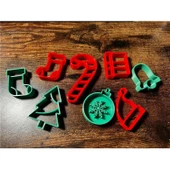 Yılbaşı Kurabiye Kalıbı 8 Parça Set thumbnail 1