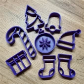 Yılbaşı Kurabiye Kalıbı 8 Parça Set thumbnail 2