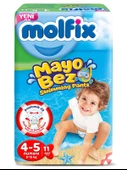 Molfix Mayo Bez 4-5 Beden 9-15 Kg 11 Adet - 1