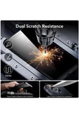 iPhone 16 Pro Max Uyumlu Elektriklenme Önleyici Anti-Static Tam Kaplayan Temperli Cam Ekran Koruyucu thumbnail 4