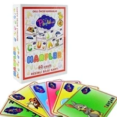 PlayWood Eğitici Resimli Bilgi Kartları Harfler 26 - 1