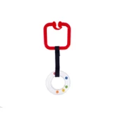 BabyJem Çıngıraklı Puset Halkası 877 Kırmızı - 1