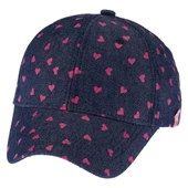 Kitti Çocuk Kız Şapka (4-8 Yaş) Y24200-07 Koyu Denim - 1