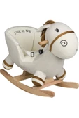 Safeline Bebe Peluş Ahşap Sallanır Oyuncak At - 1